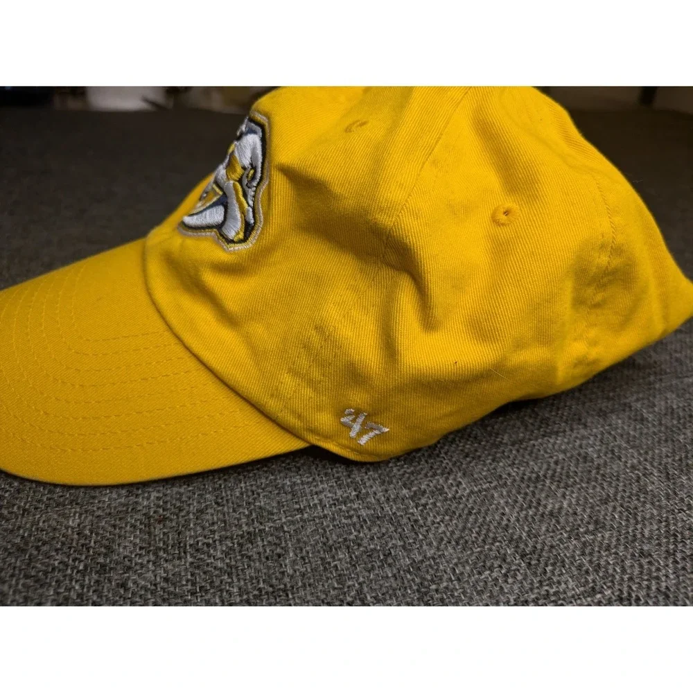 Nashville Predators NHL Hat '47 Yellow Strapback Baseball‎ Trucker Hockey Cap